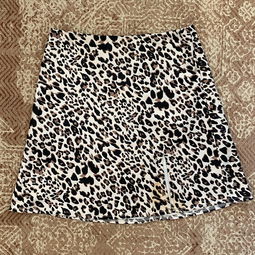 Princess Polly Yates Mini Skirt Leopard